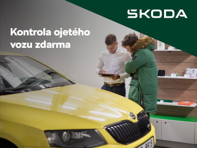 Kontrola vozu Škoda zdarma a bez závazků
